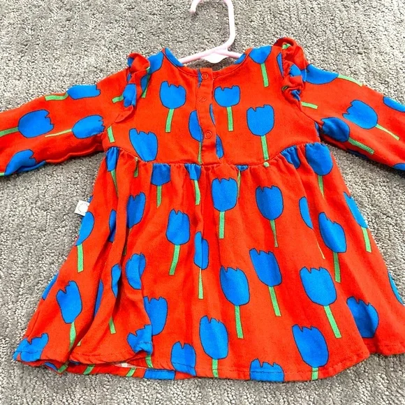 Stella McCartney Kids girls red tulip dress - Picture 2 of 7